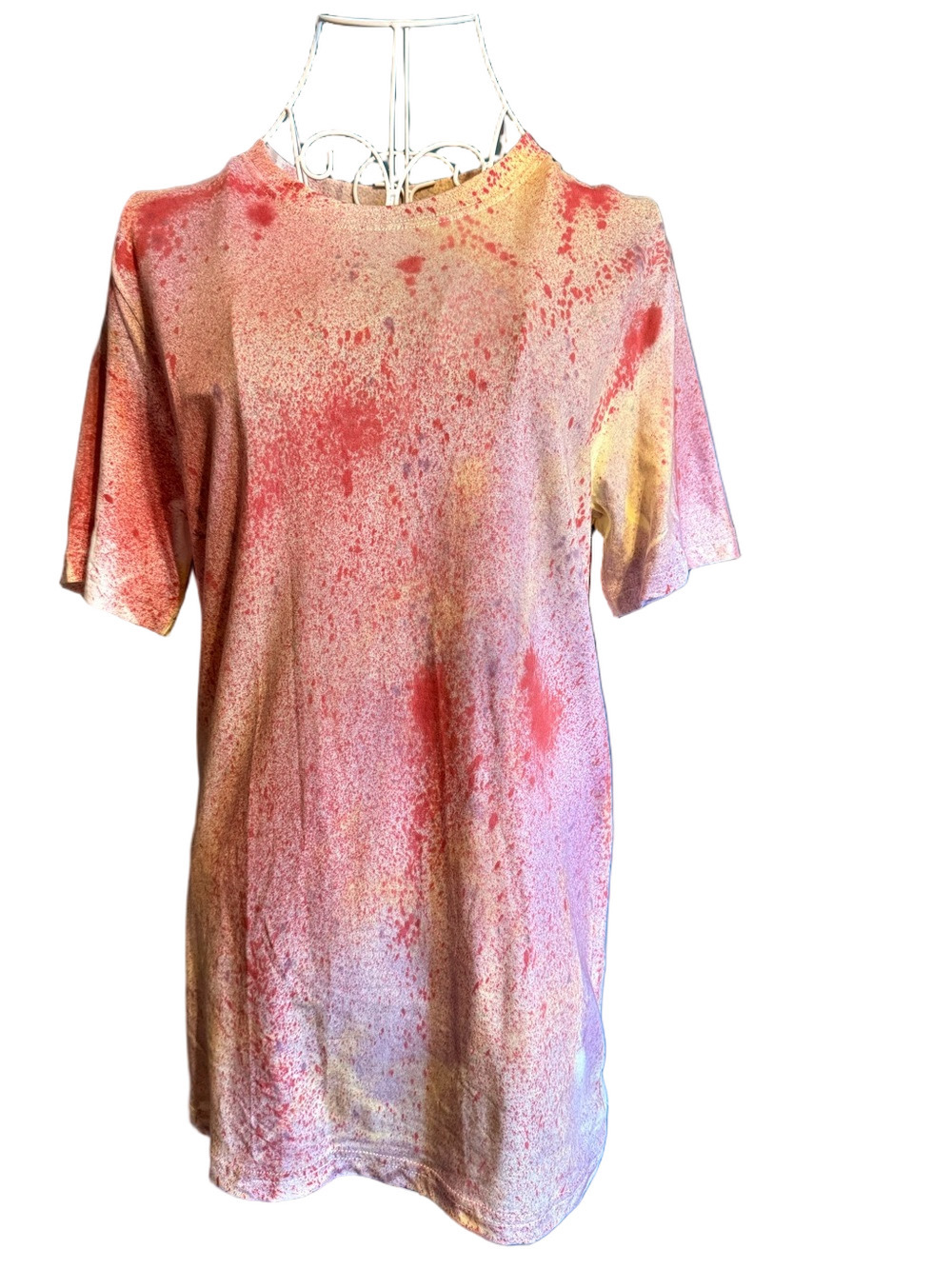 Wrangler Pink and Yellow Speckled Tee